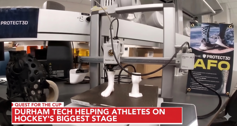 WRAL - Protect3d segment, Canes Stanley Cup Bracing