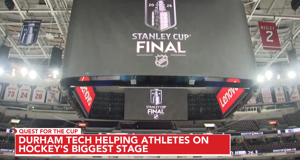 WRAL Protect3d custom bracing. Canes Stanley cup